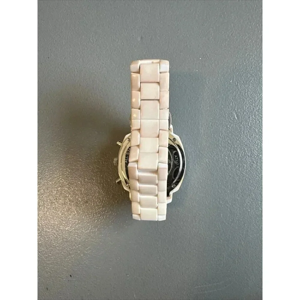Michael Kors Women's Watch MK‎ 6079 Ivory Band Needs Battery